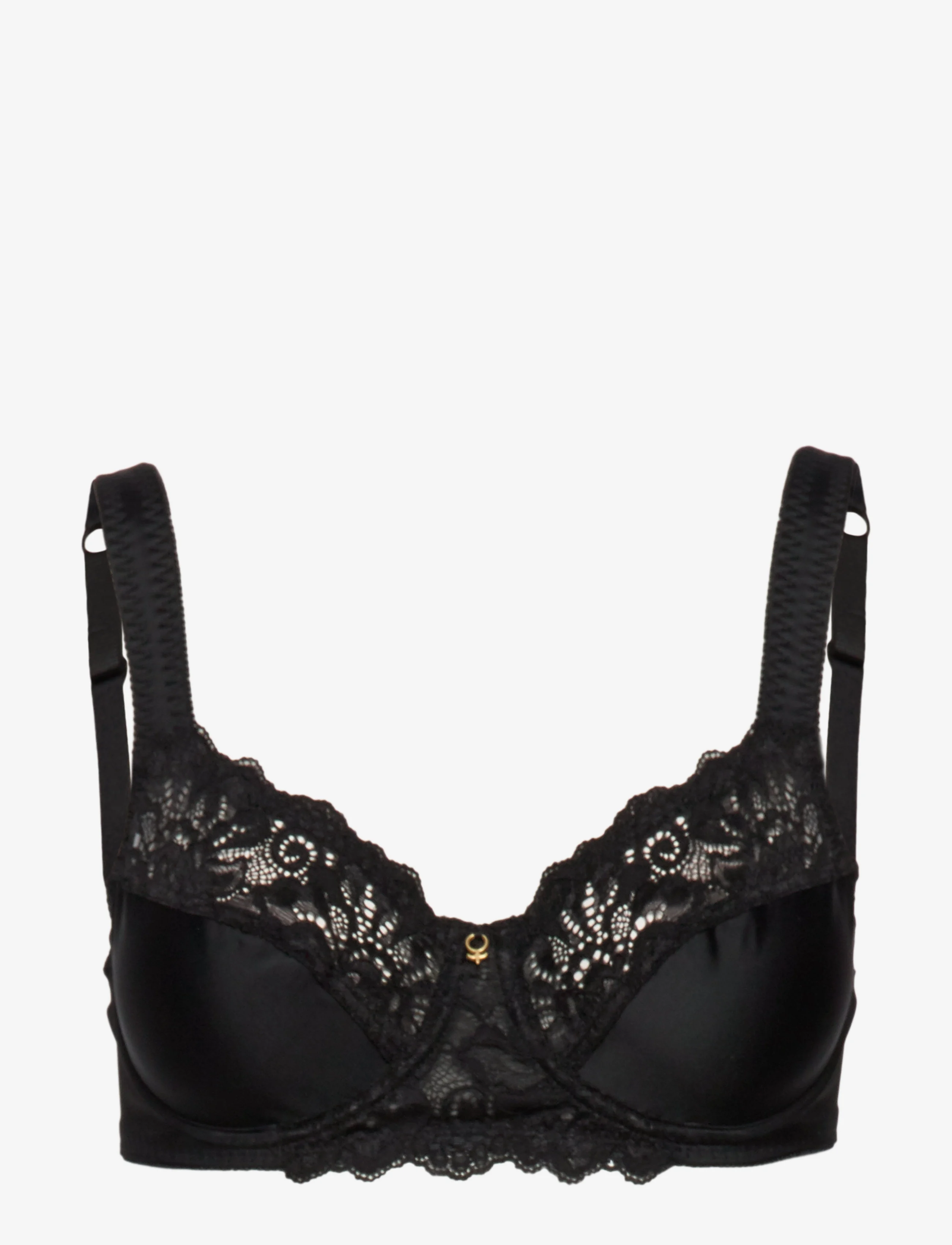 Abecita SUPPORT WIRE BRA - Fuldskåls BH'er - BLACK / black