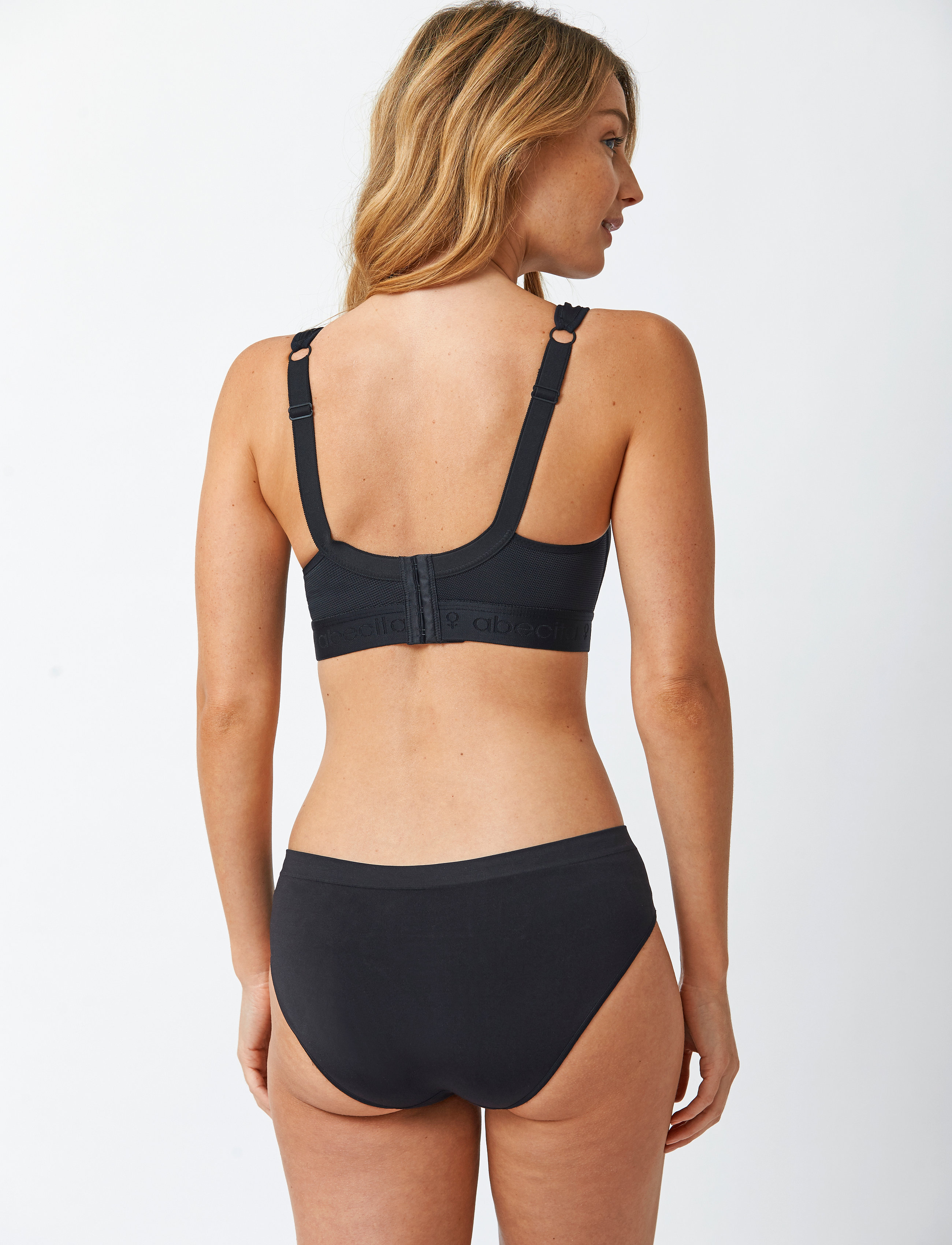 Abecita - Kimberly,Sport bra - hoog - black - 3