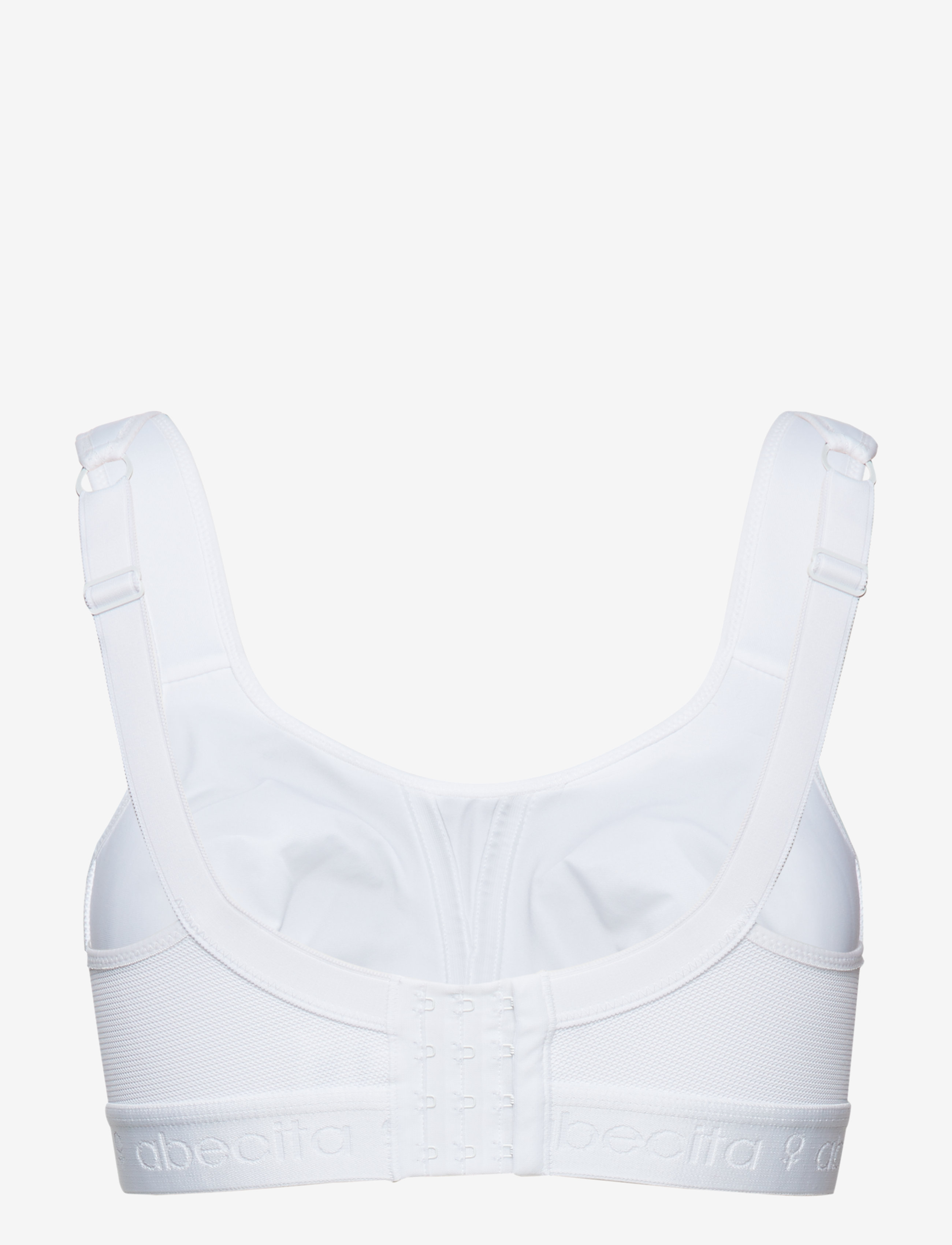 Abecita - Kimberly,Sport bra - sport-bhs: starker halt - white - 2