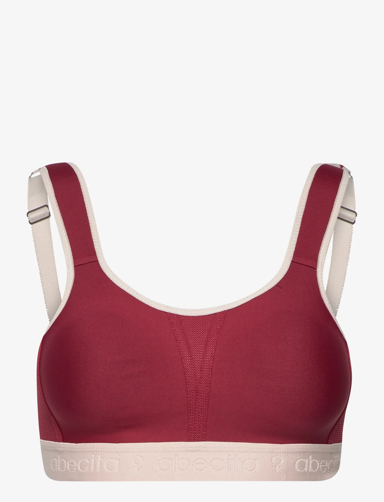 Abecita - Kimberly,Sport bra - sport bras: high support - winered/beige - 0