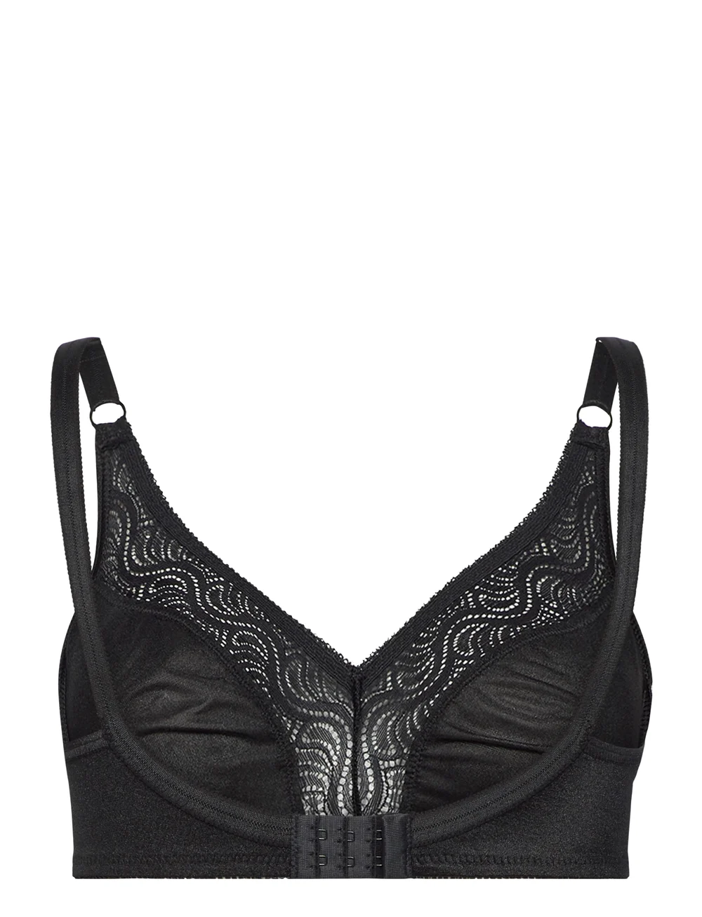 Abecita - Glitter,Soft Bra White - tank top-bh'er - black - 2