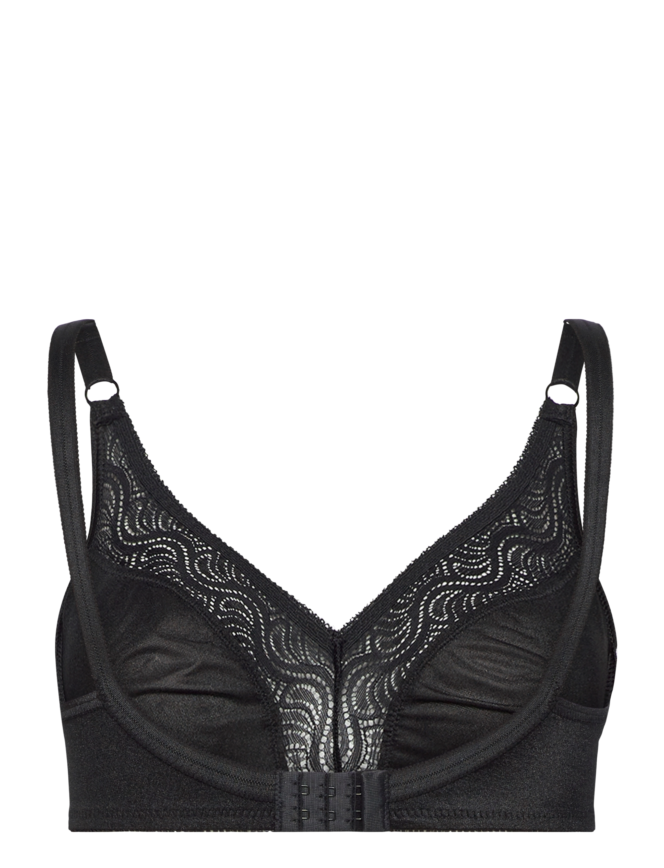 Abecita - Glitter,Soft Bra White - bh-linnen - black - 2