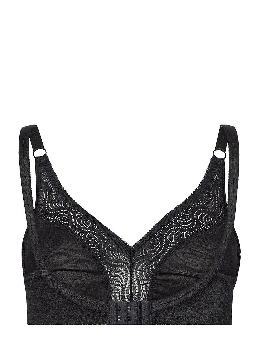 Abecita - Glitter,Soft Bra White - bh-linnen - black - 2