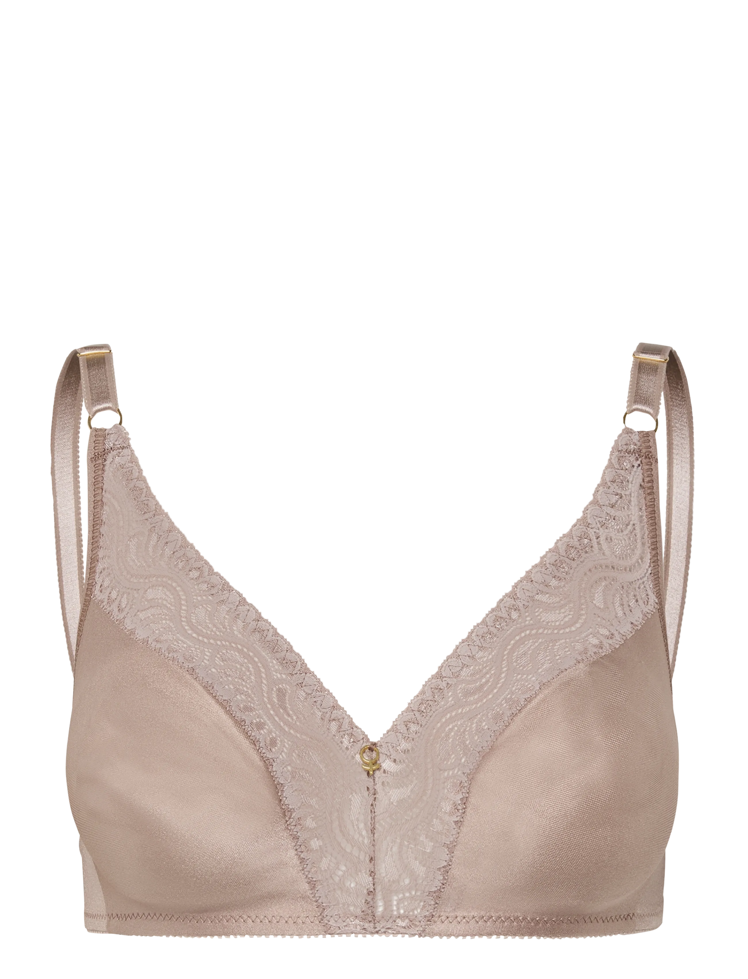 Abecita GLITTER SOFT BRA MOULDED - Mjuka BH:ar - NOUGAT / beige