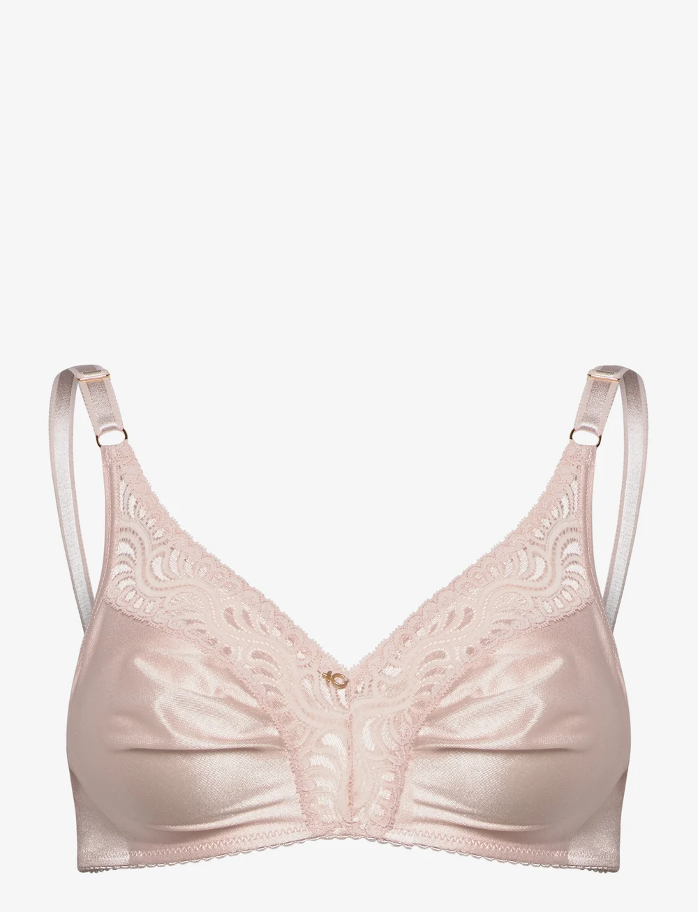 Abecita - Glitter,Soft Bra White - tank top-bh'er - powder - 0