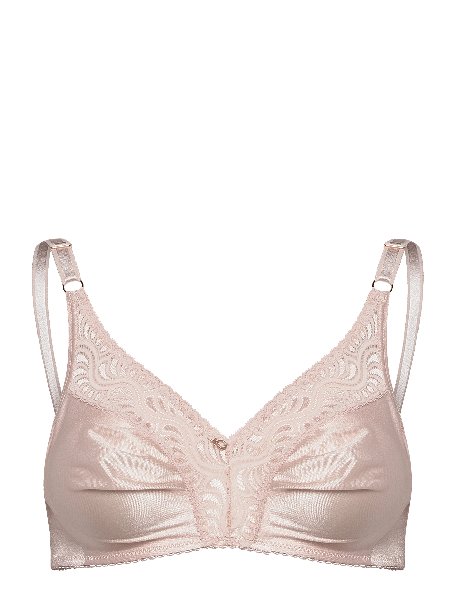 Abecita - Glitter,Soft Bra White - bh-linnen - powder - 0