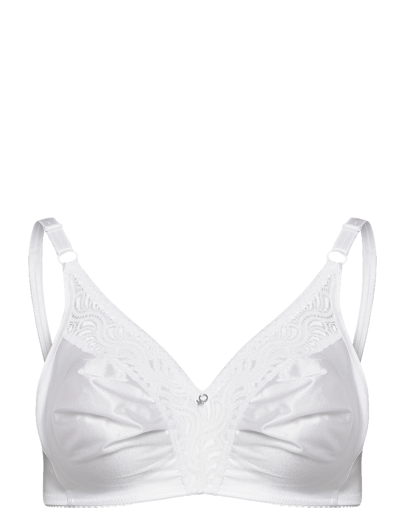 Abecita - Glitter,Soft Bra White - tank-top-bhs - white - 0