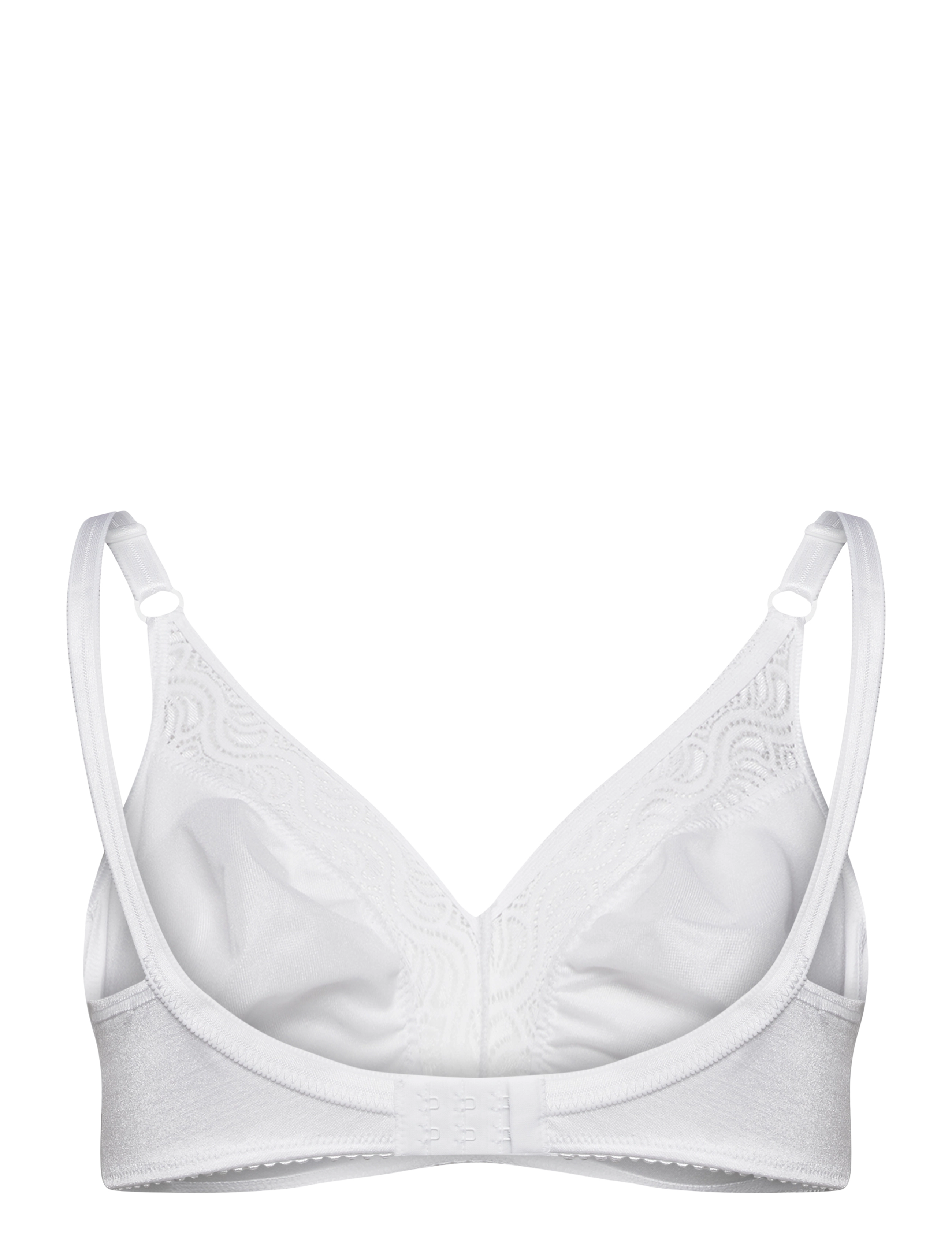 Abecita - Glitter,Soft Bra White - tank top-bh'er - white - 2