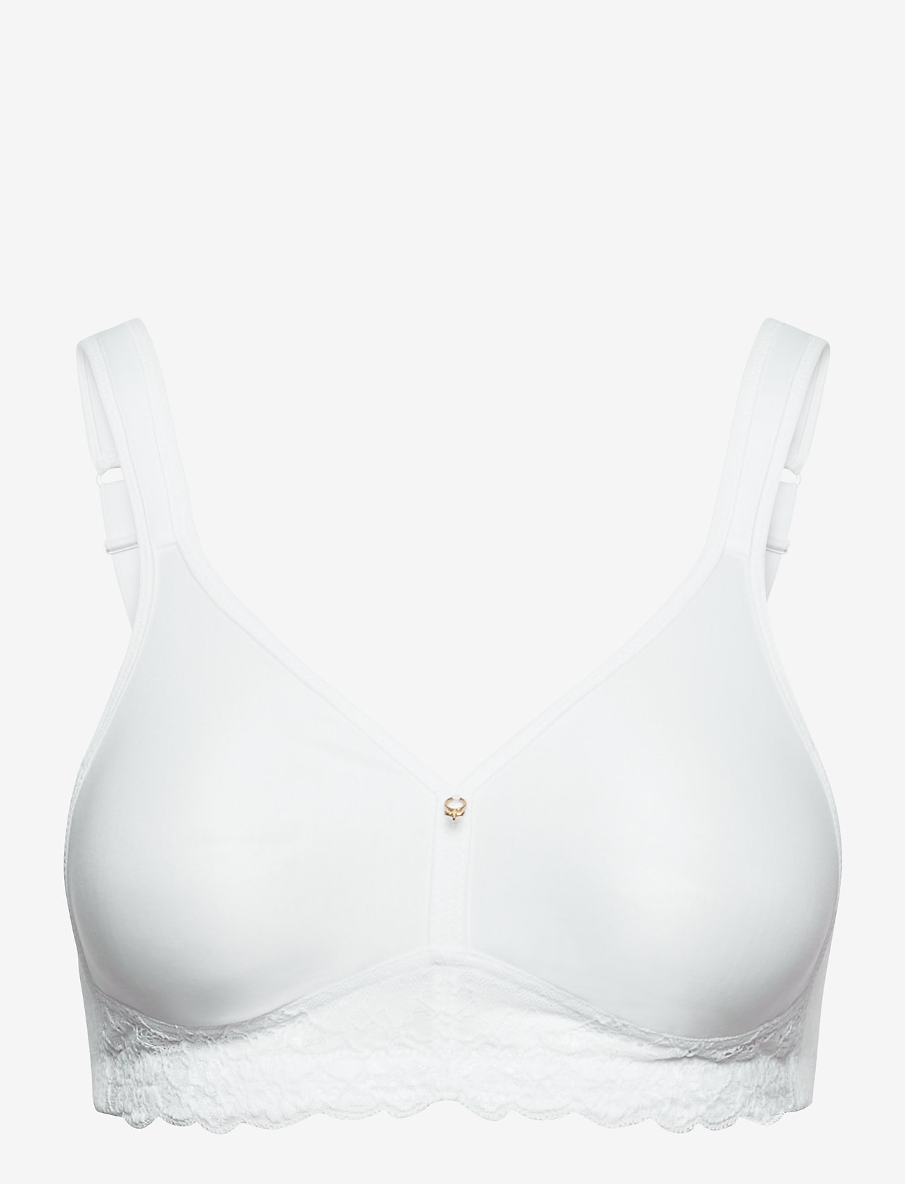 Abecita - PureTouch Soft Bra Ecologic - tank top bras - white - 0