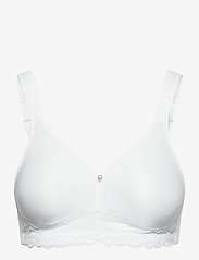 Abecita - PureTouch Soft Bra Ecologic - tank top bras - white - 0