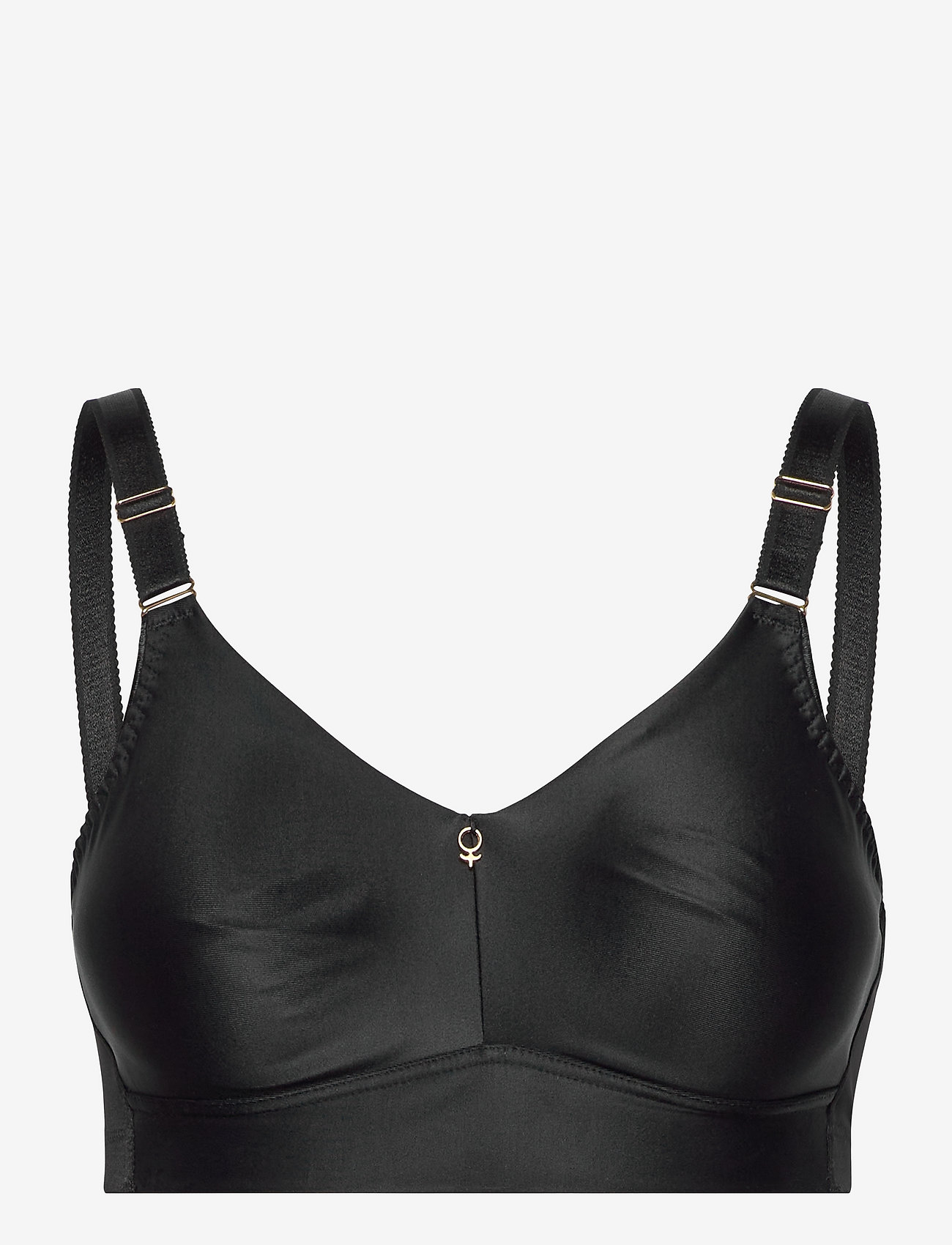 Abecita - Soft Beauty, Soft bra RECO Black - tank top bras - black - 0