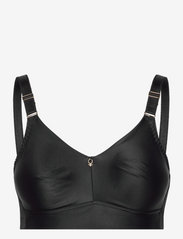 Abecita - Soft Beauty, Soft bra RECO Black - liemenėlės, dėvimos po berankoviais marškinėliais - black - 0