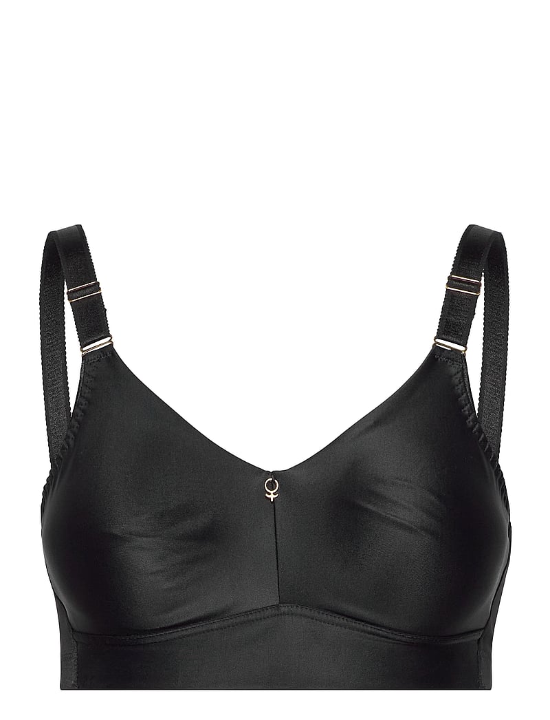Abecita - Soft Beauty, Soft bra RECO Black - tank-top-bhs - black - 0