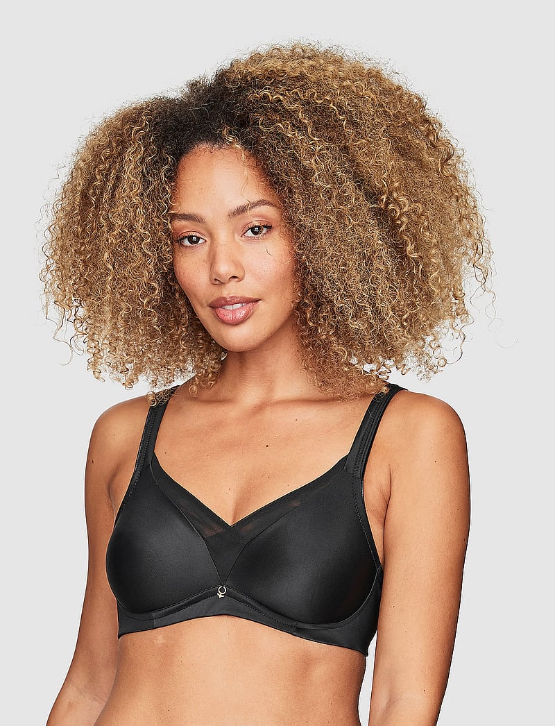 Abecita - ANGEL SOFT BRA MOULDED CUPS - tank top-bh'er - black - 0