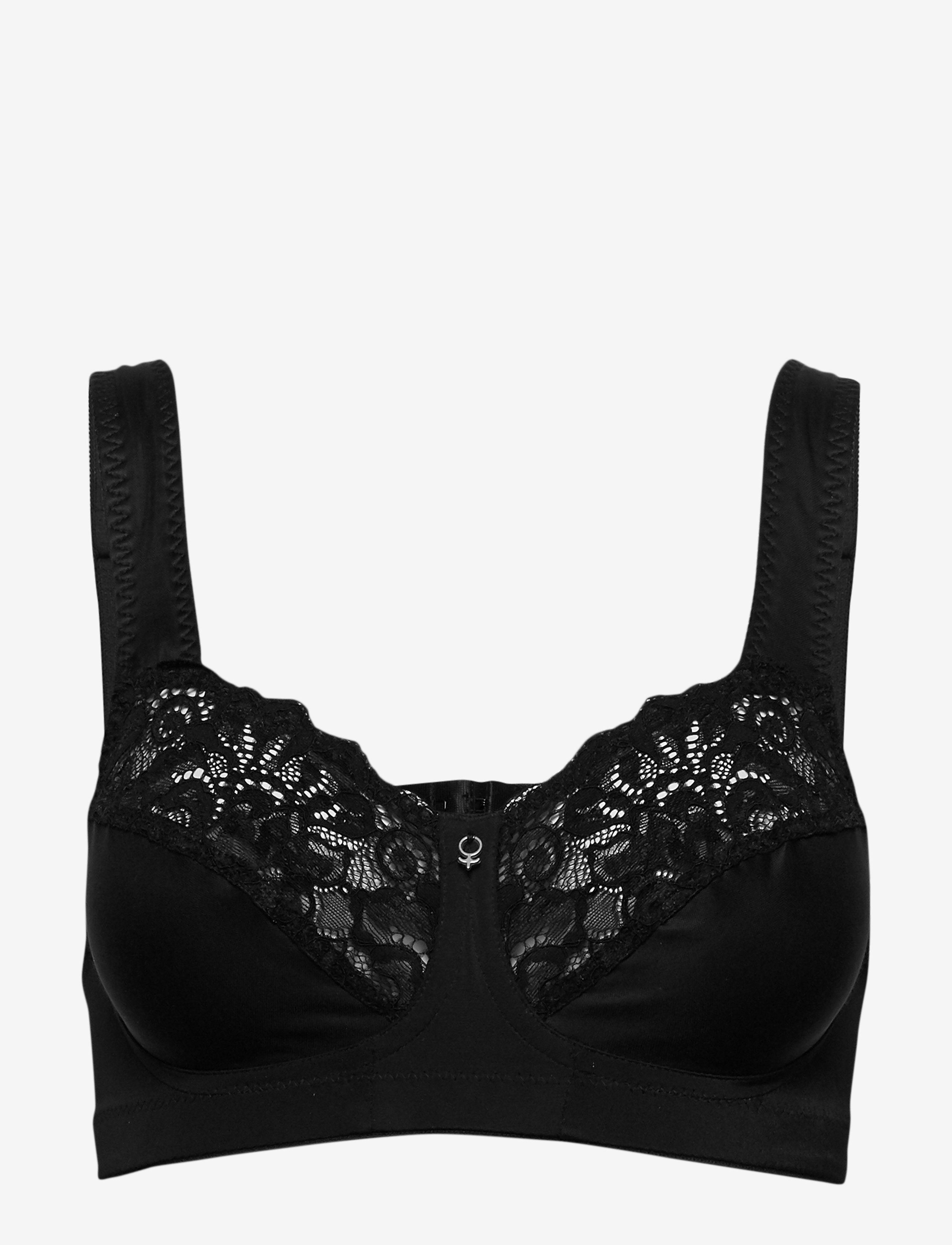 Support,Soft Bra - BLACK