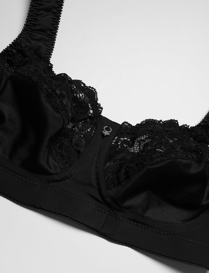 Abecita - Support,Soft Bra - fuldskåls bh'er - black - 5