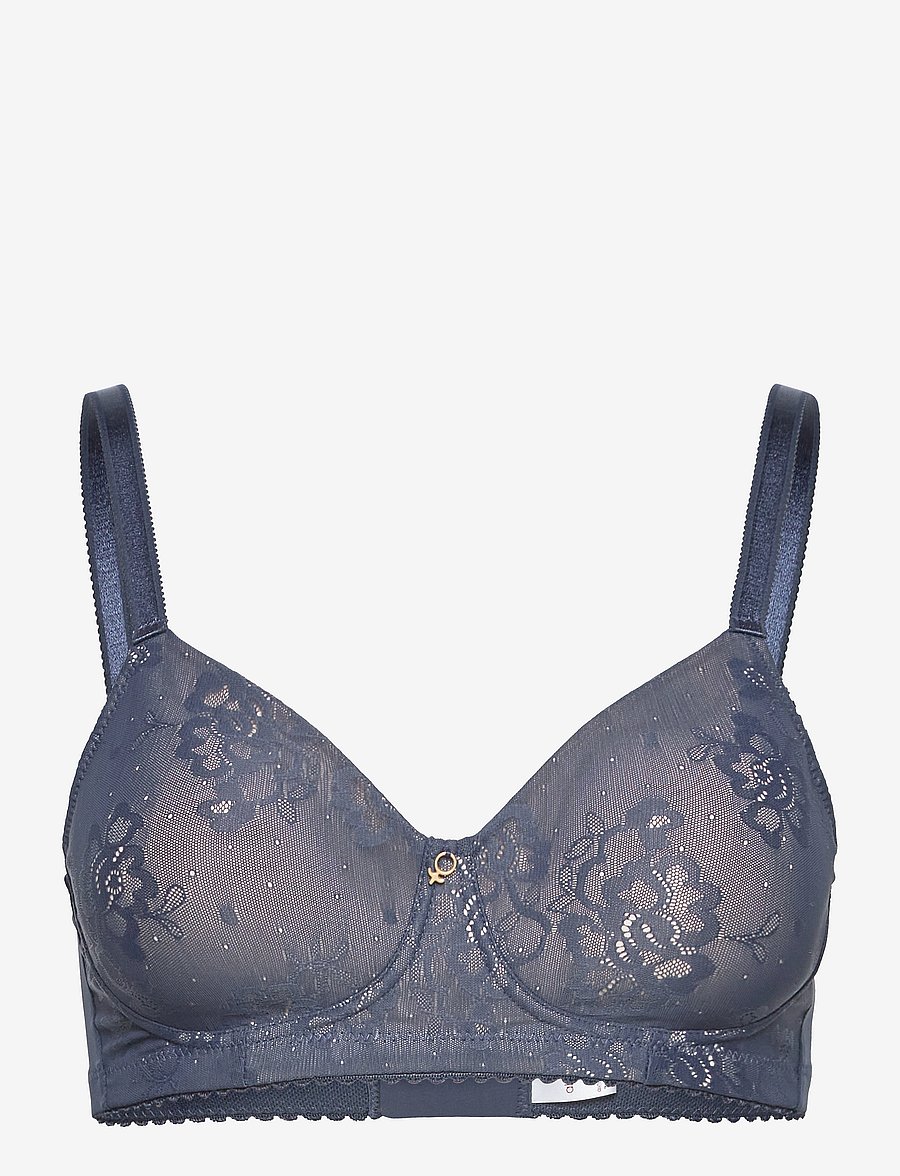 Abecita - SHEER SOFT BRA PADDED CUPS - biustonosze full cup - misty blue - 0