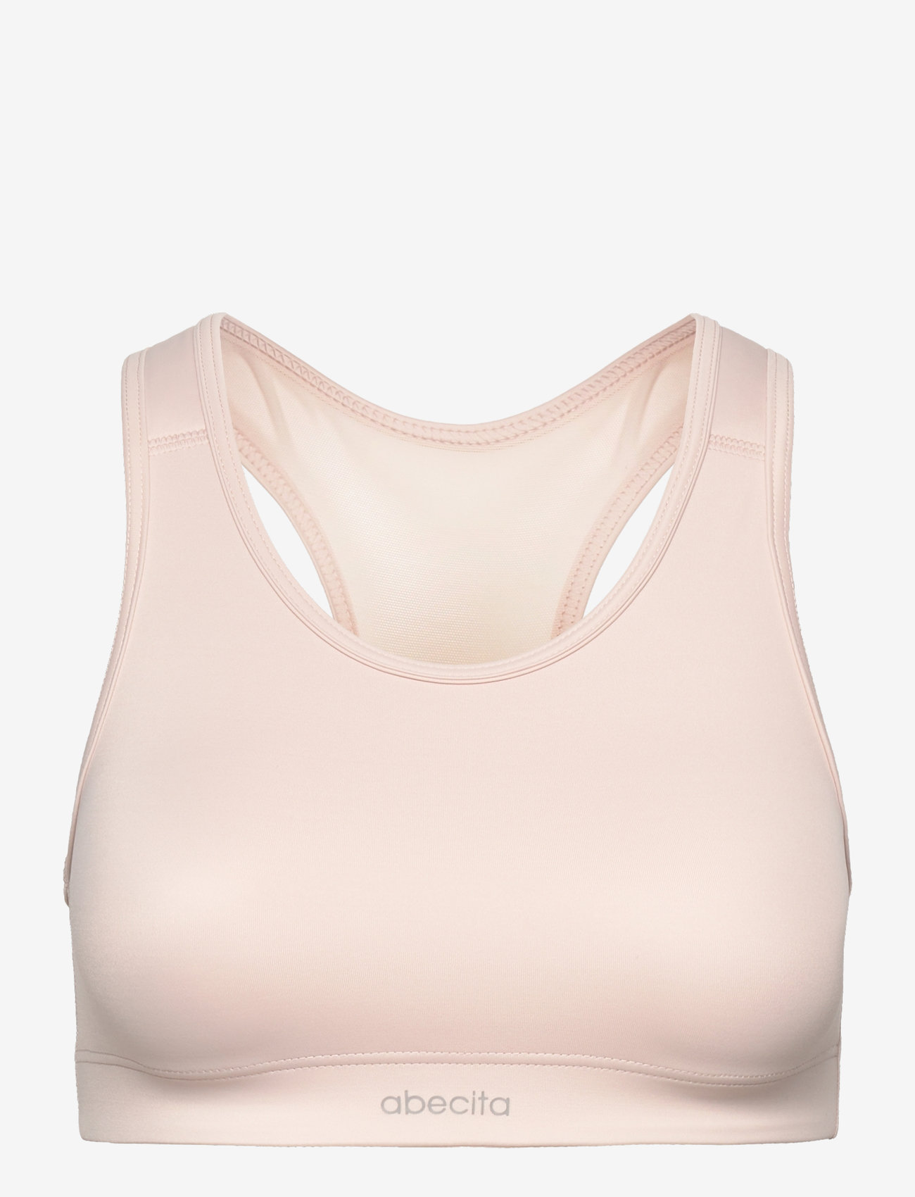 Abecita - MINDFUL SPORTS BRA RECO MOULDED CUPS - medium støtte - beige - 0