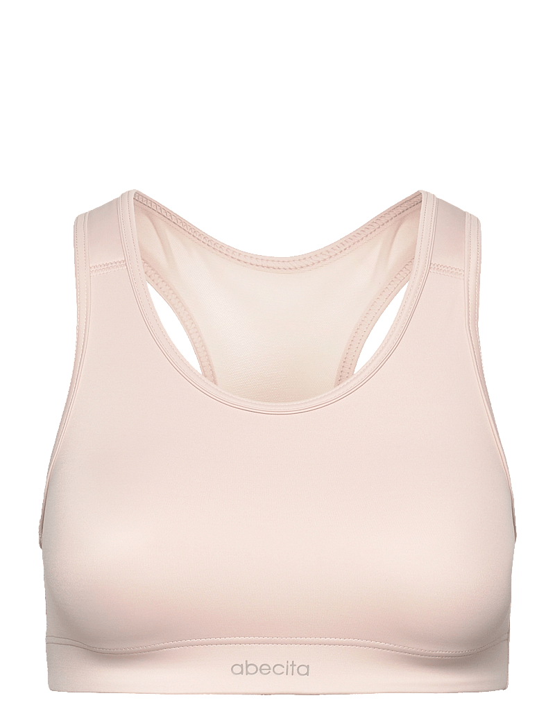 Abecita - MINDFUL SPORTS BRA RECO MOULDED CUPS - medium støtte - beige - 0