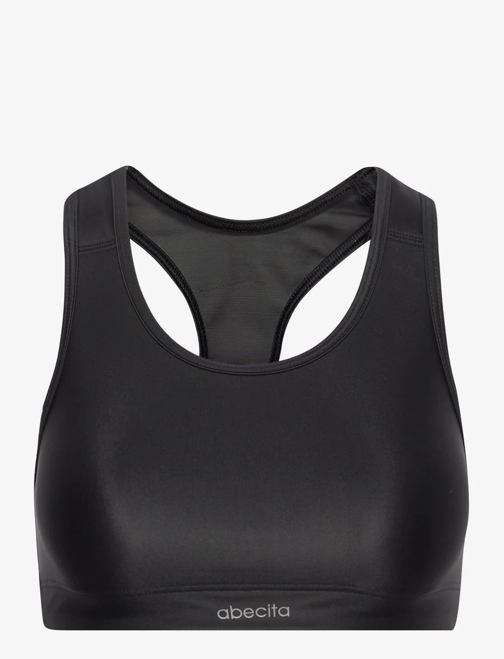 Abecita - MINDFUL SPORTS BRA RECO MOULDED CUPS - mittlerer halt - black - 0