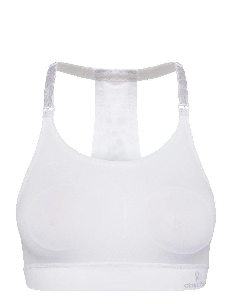 Abecita - MADONNA Maternity Seamless top - bügellose bhs - white - 0