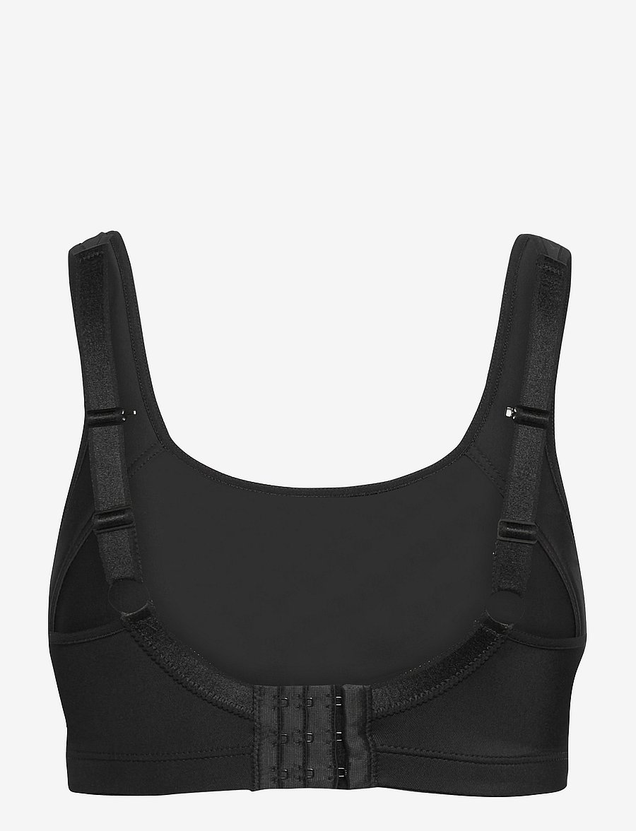 Abecita - DYNAMIC SPORT BRA MOULDED CUPS - hög support - black/grey - 2