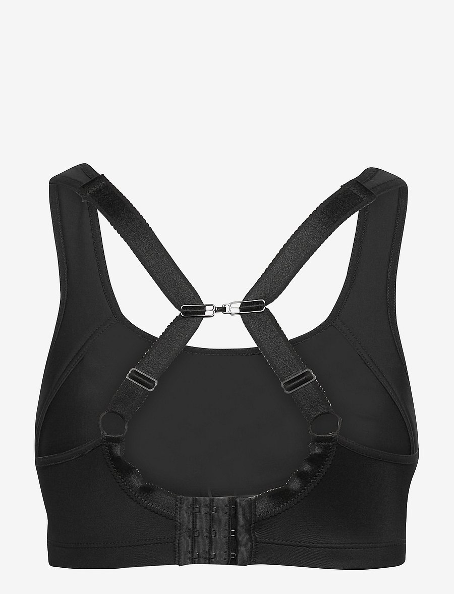 Abecita - DYNAMIC SPORT BRA MOULDED CUPS - hög support - black/grey - 3