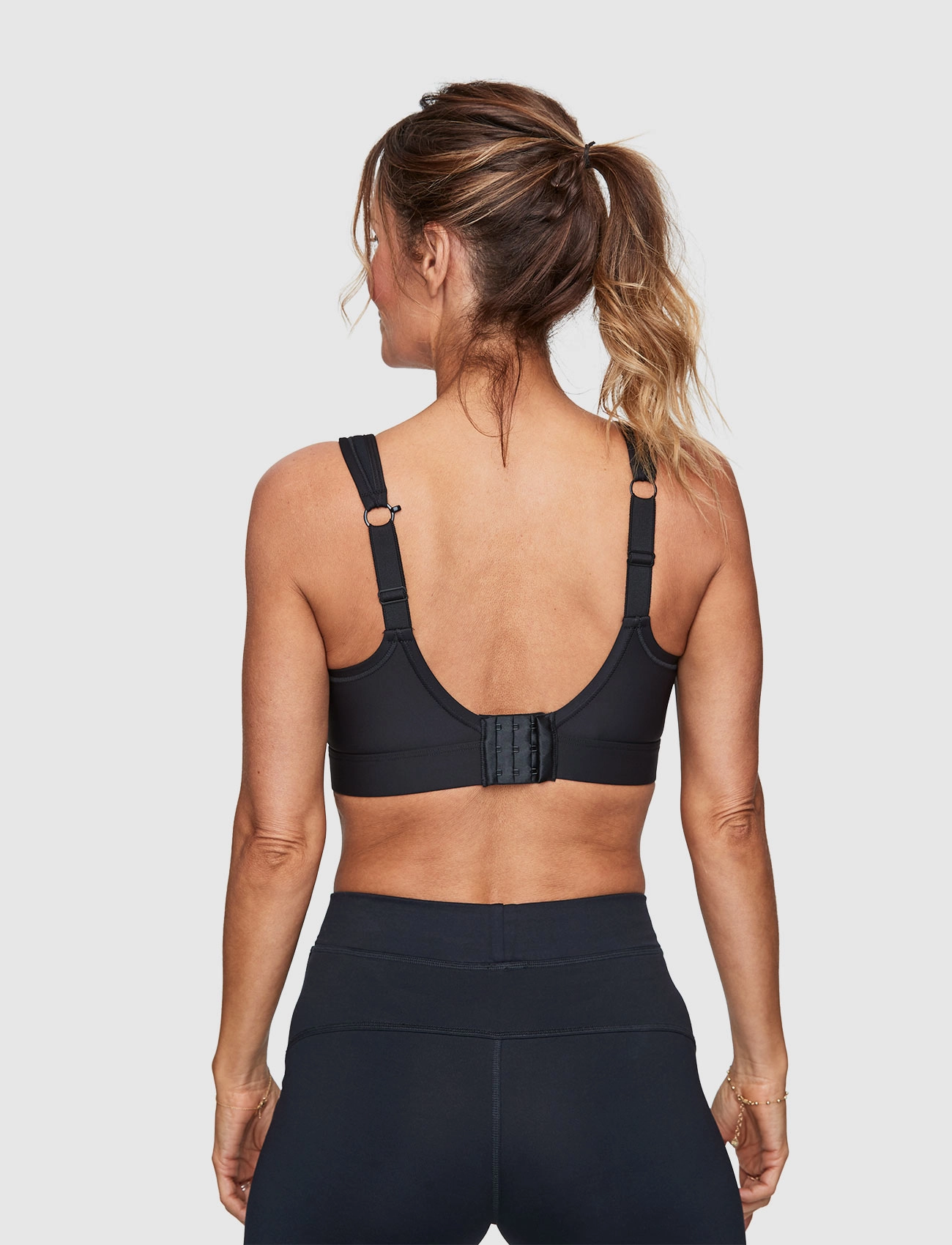 Abecita - Victorios Sports bra, Extreme Support White - black - 3