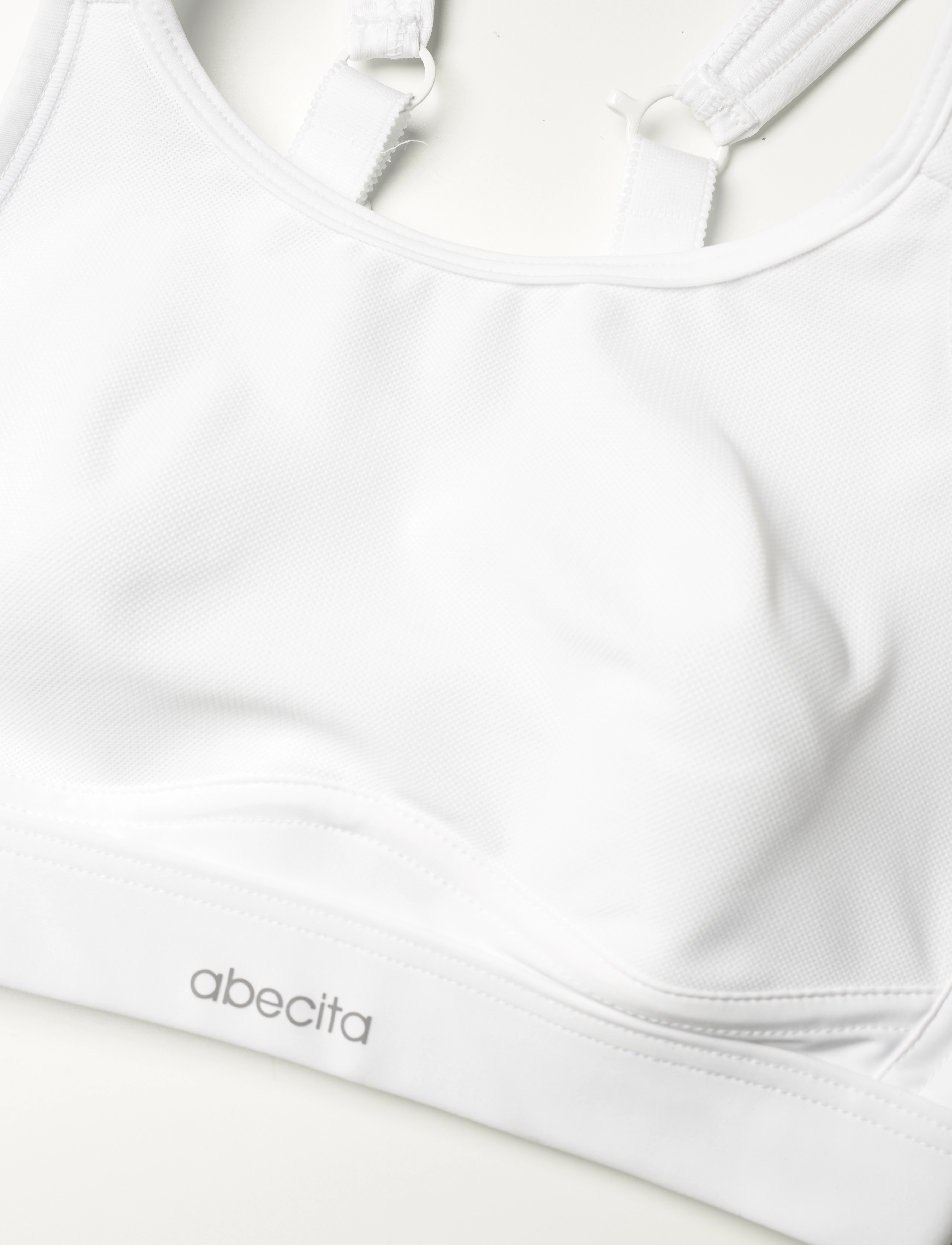 Abecita - VICTORIOUS SPORTS BRA SPACER MOULDED CUPS - sport-bhs: mittlerer halt - white - 4