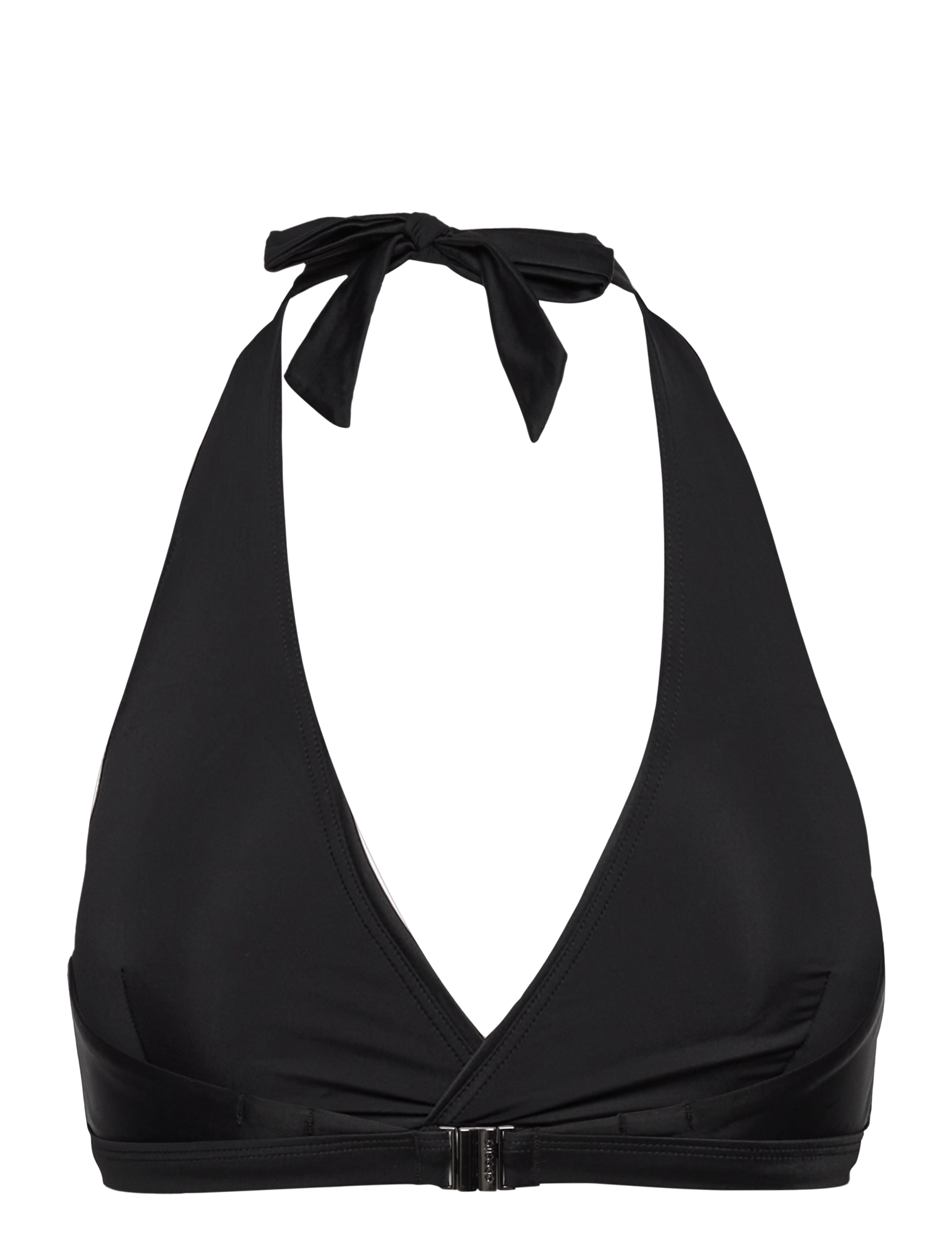 Abecita - MAUI HALTERNECK BIKINI BRA Aqua/White - trekant-bikinis - black - 2