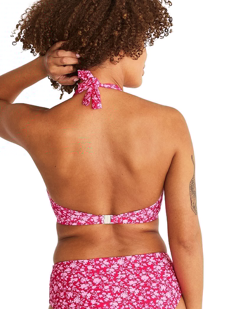 Abecita - MAUI HALTERNECK BIKINI BRA - triangelformad bikinis - pink lady - 4