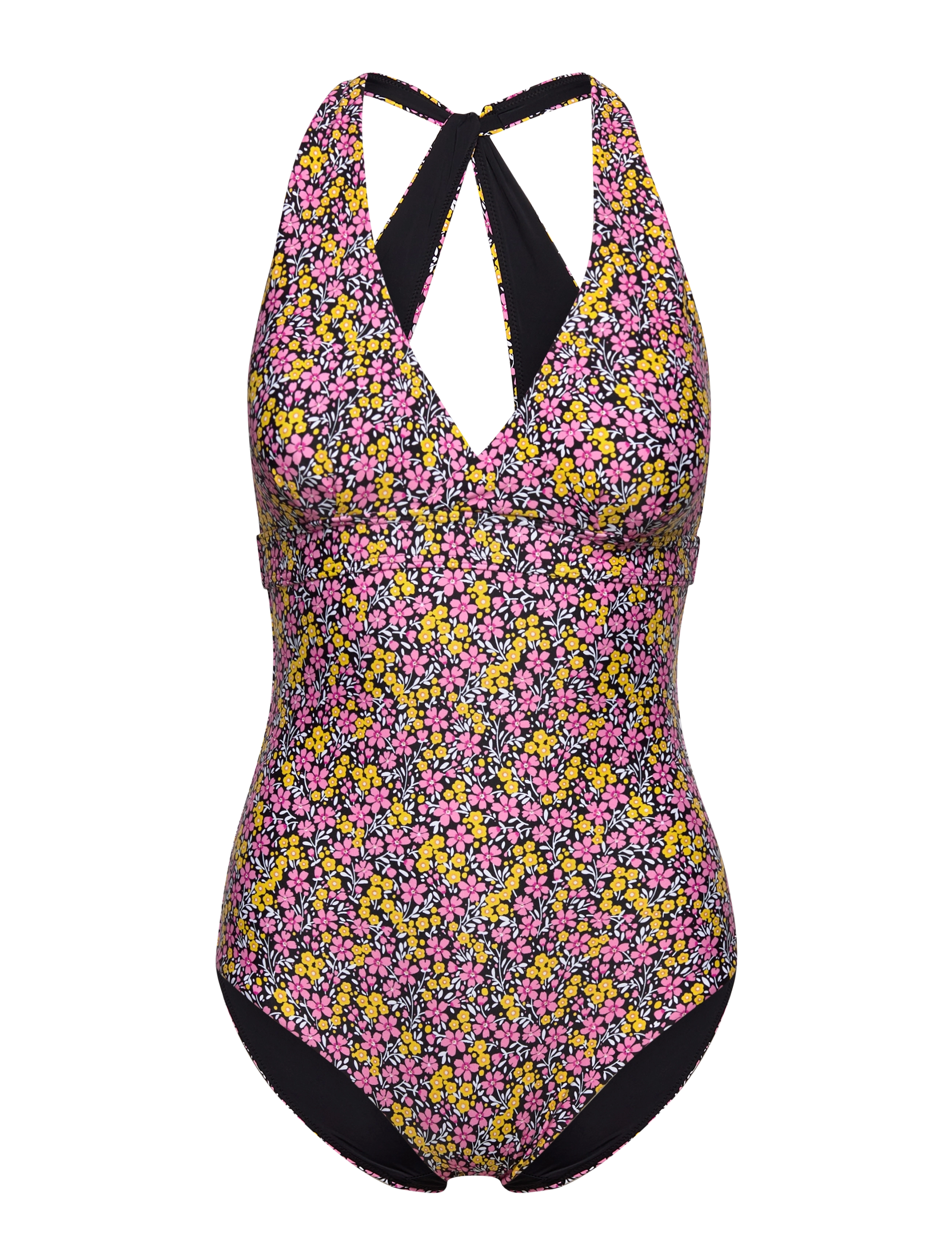Abecita Maui Swimsuit - Abecita - BLACK FLOWERPRINT / multi