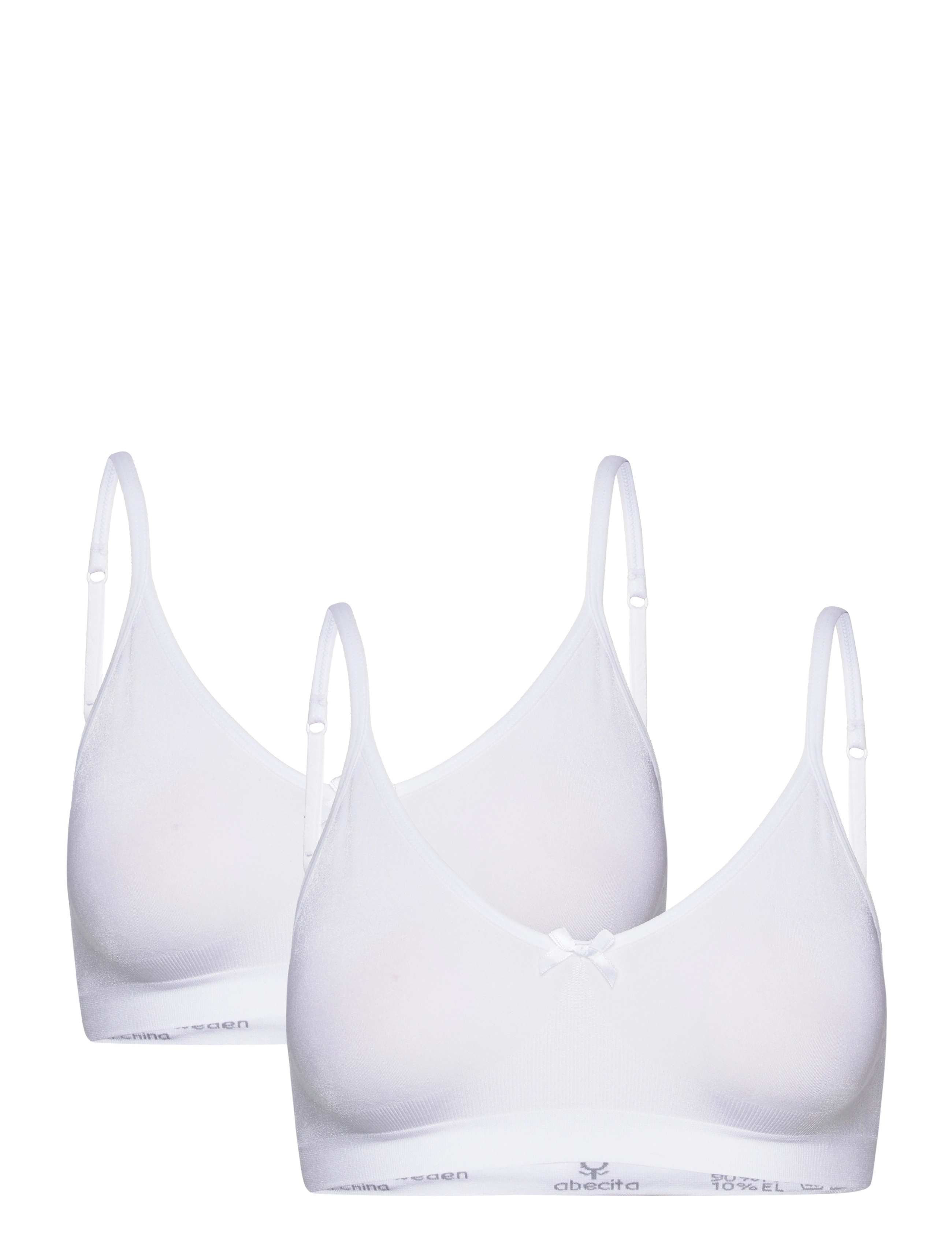 Abecita LITTLE WONDER SEAMLESS TOP 2-PACK - Undertøj - WHITE / white