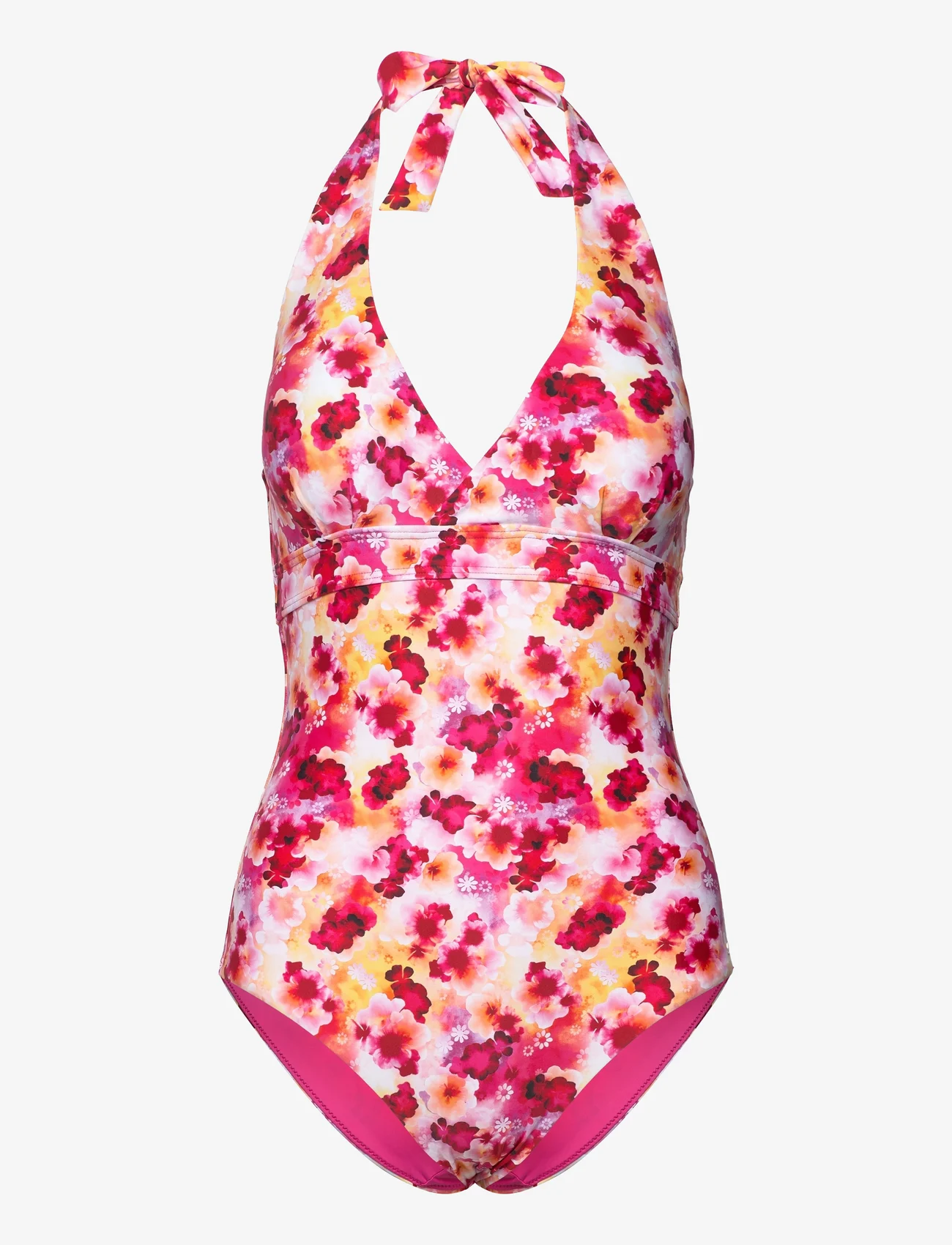 Abecita - HAITI HALTERNECK SWIMSUIT - swimsuits - pink - 1