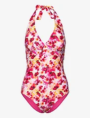 Abecita - HAITI HALTERNECK SWIMSUIT - swimsuits - pink - 1