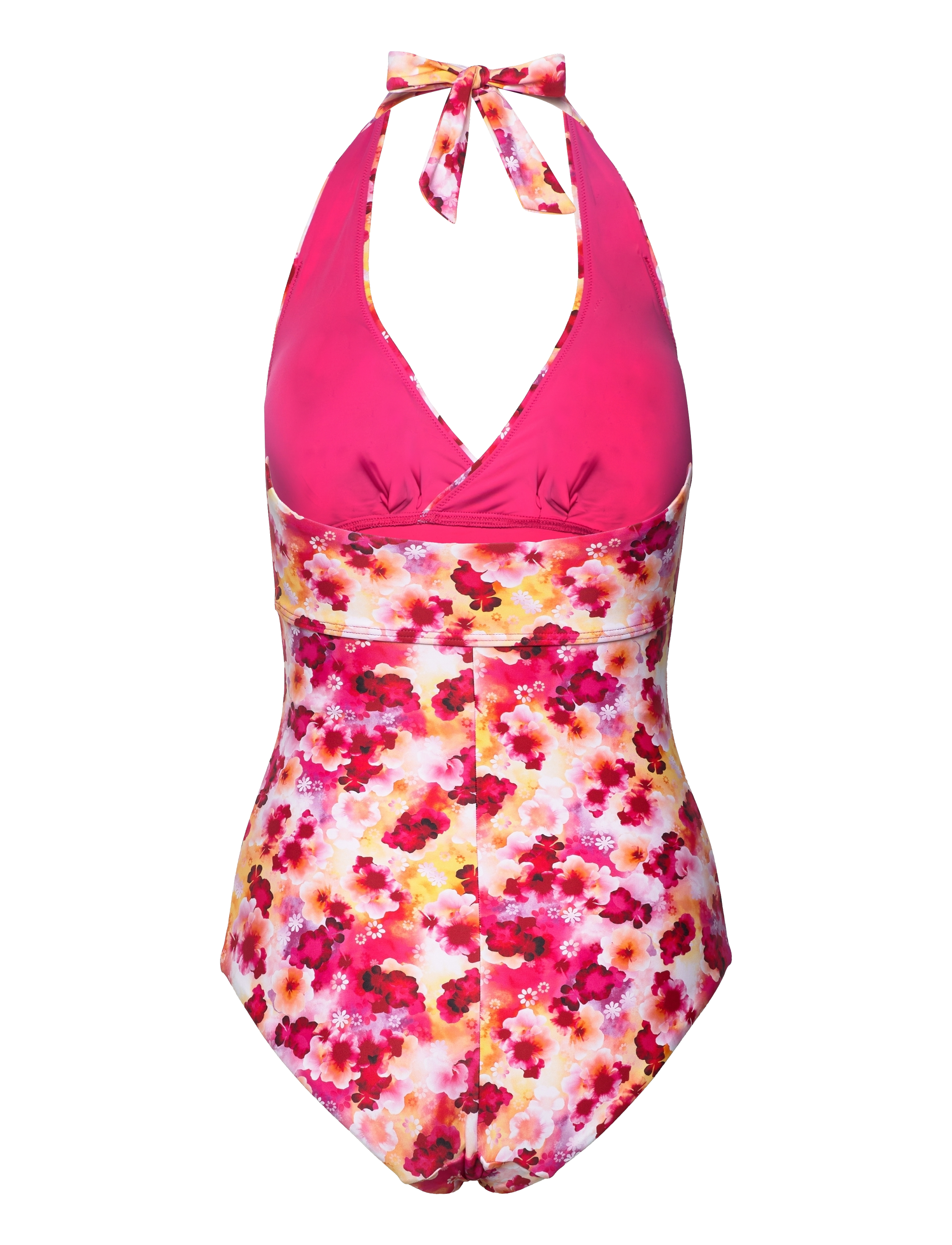 Abecita - HAITI HALTERNECK SWIMSUIT Pink crush - badedragter - pink - 2
