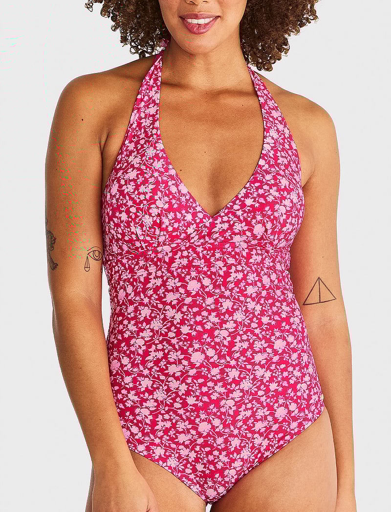 Abecita - HAITI HALTERNECK SWIMSUIT - trikood - pink lady - 0