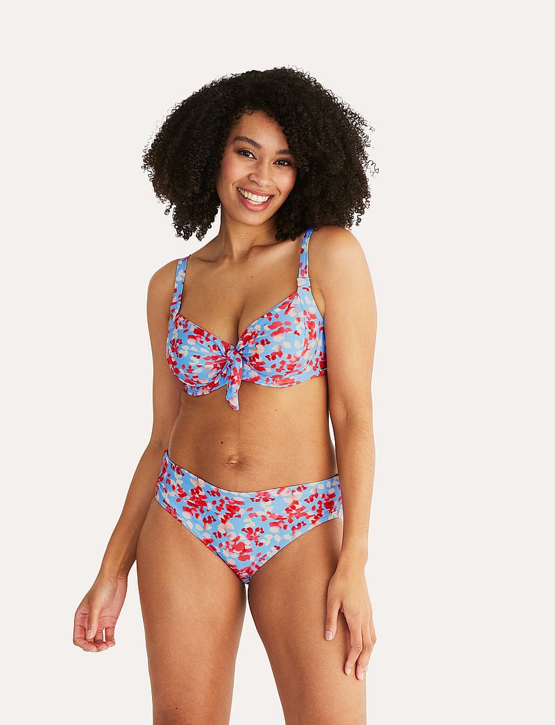 Abecita - SICILY FOLDED BIKINI BRIEFS - bikini-slips - blue - 0