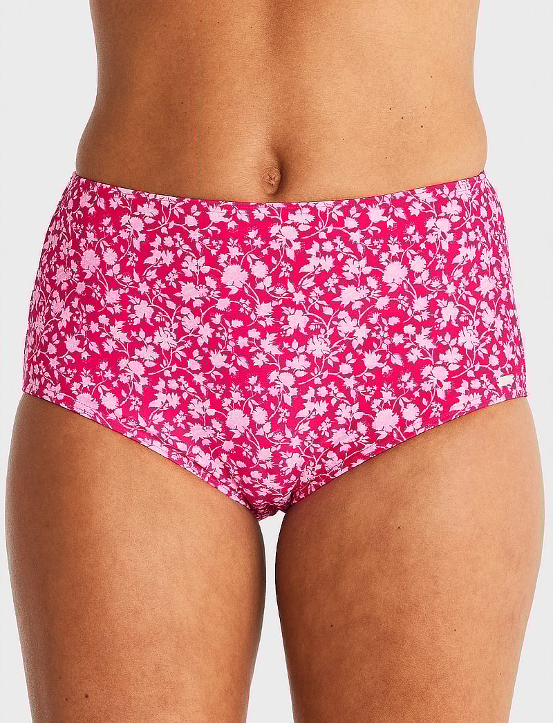 Abecita - PORTOFINO HIGH WAIST BIKINI BRIEFS - bikinihosen mit hoher taille - pink lady - 0
