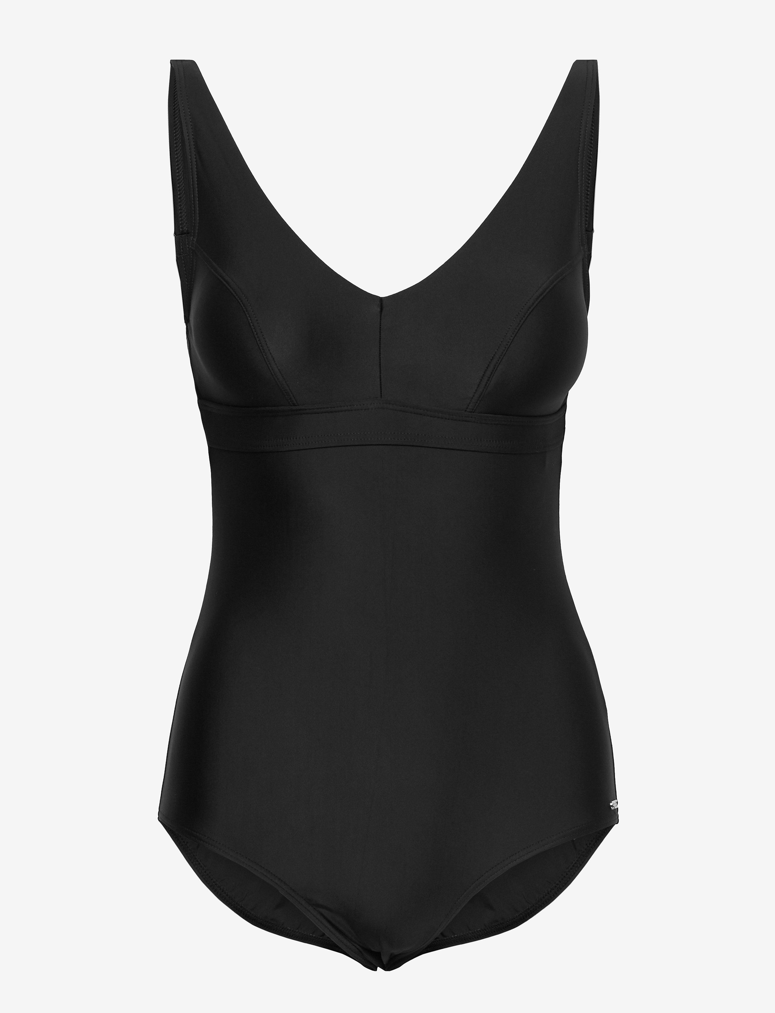 Abecita Capri, kanters swimsuit - Badedragter - BLACK / black