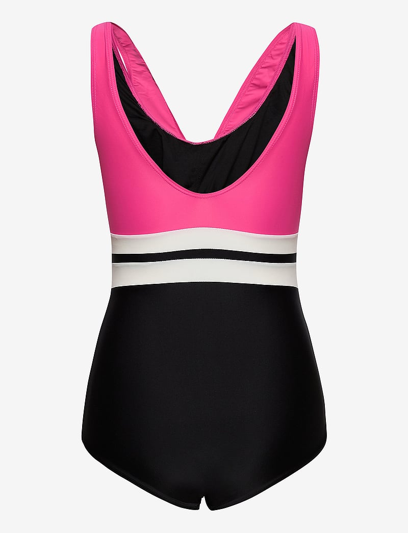 Abecita - PIQUANT SWIMSUIT - trikood - black/cerise - 1