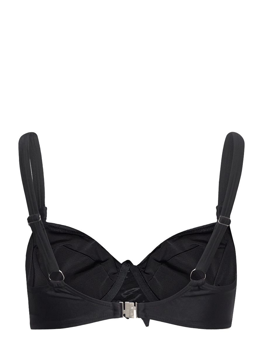 Abecita - CAPRI UNIQUE BIKINI WIRE BRA - kaarituelliset bikinit - black - 2