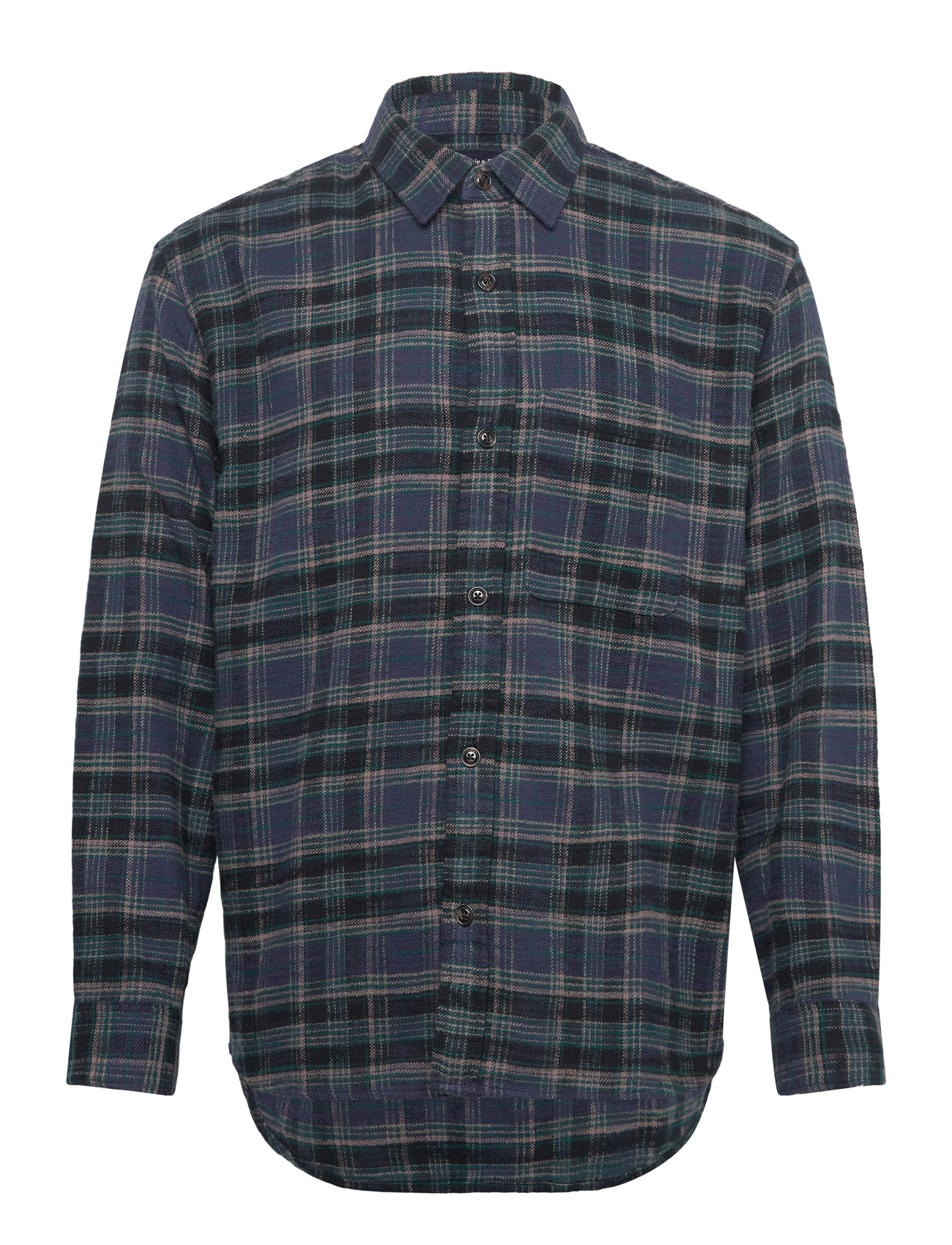 Abercrombie & Fitch Sep5 Ls Slub Flannel Plaid - - S 1