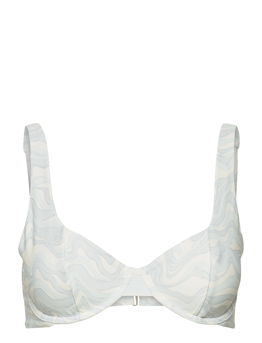 Abercrombie & Fitch - ANF WOMENS SWIM - bikini-oberteile mit bügel - blue wave print - 0