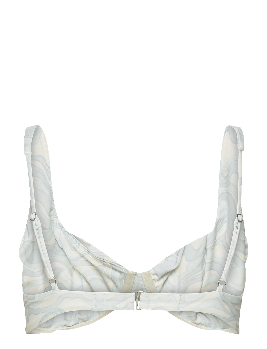 Abercrombie & Fitch - ANF WOMENS SWIM - bikini-oberteile mit bügel - blue wave print - 1