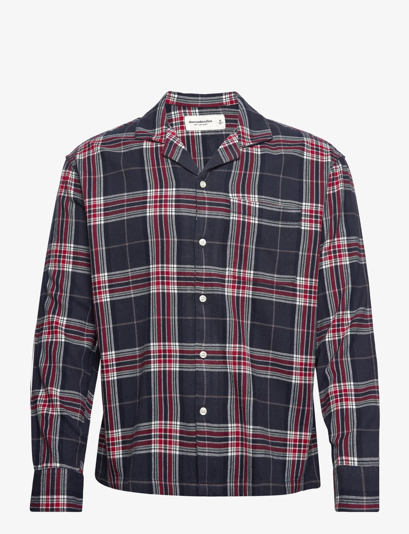 Abercrombie & Fitch - ANF MENS SLEEP - nattrøjer - blue plaid - 0