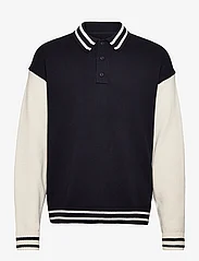 Abercrombie & Fitch - ANF MENS SWEATERS - langærmede poloer - navy - 0