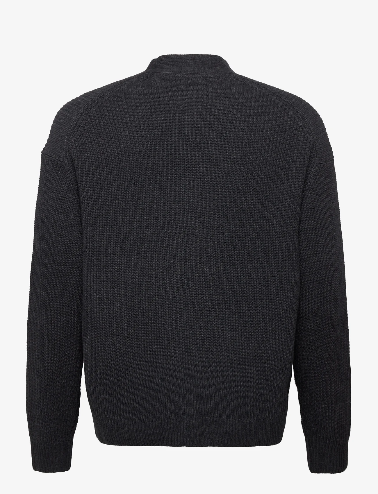 Abercrombie & Fitch - ANF MENS SWEATERS - perusneuleet - black wash - 1