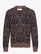 ANF MENS SWEATERS - BROWN PATTERN
