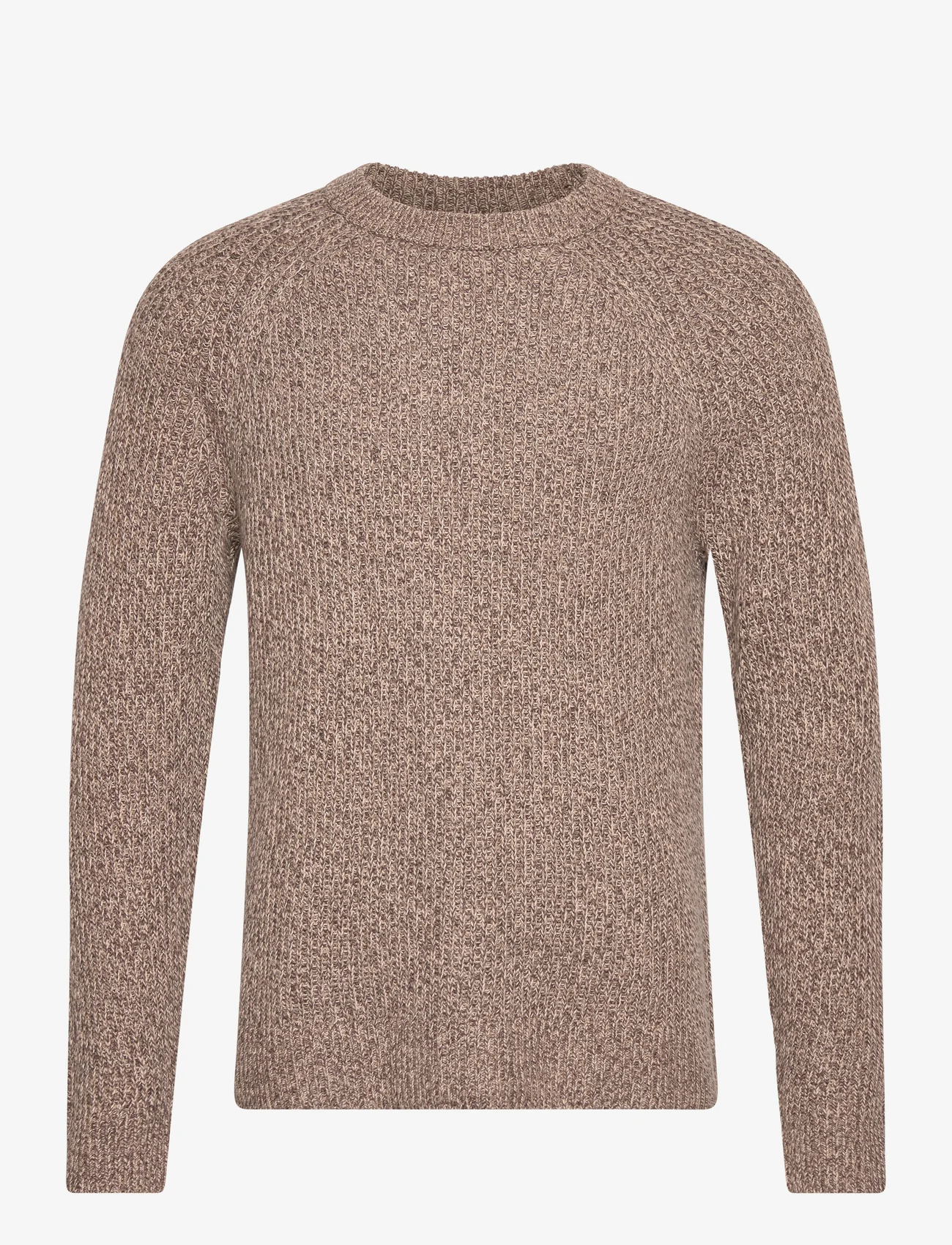 Abercrombie & Fitch - ANF MENS SWEATERS - rundhalsad - brown marl - 0